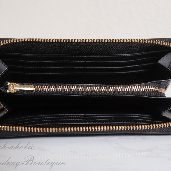 NWT Coach Leather Accordion Zip Wallet/Wristlet - Picture 6 of 8